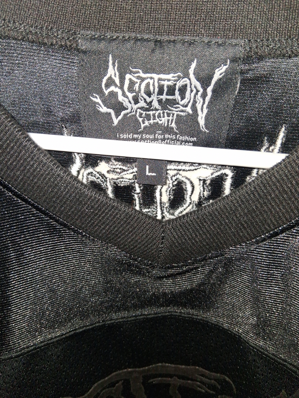 Section Eight Black Graphic Tee - Large